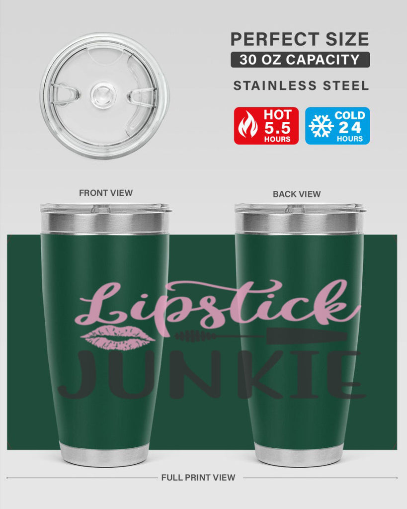 lipstick junkie Style 154#- make up- Tumbler