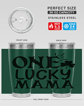 one lucky mama Style 34#- autism- Tumbler