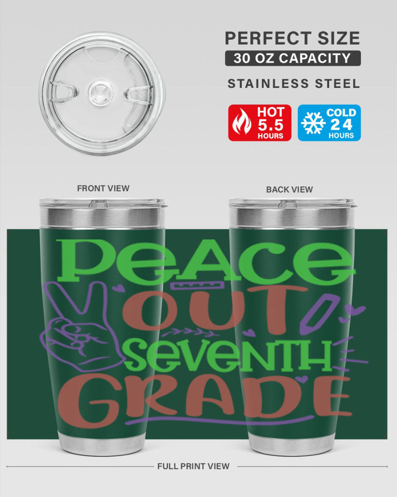peace out 7th grade 2#- 7th grade- Tumbler