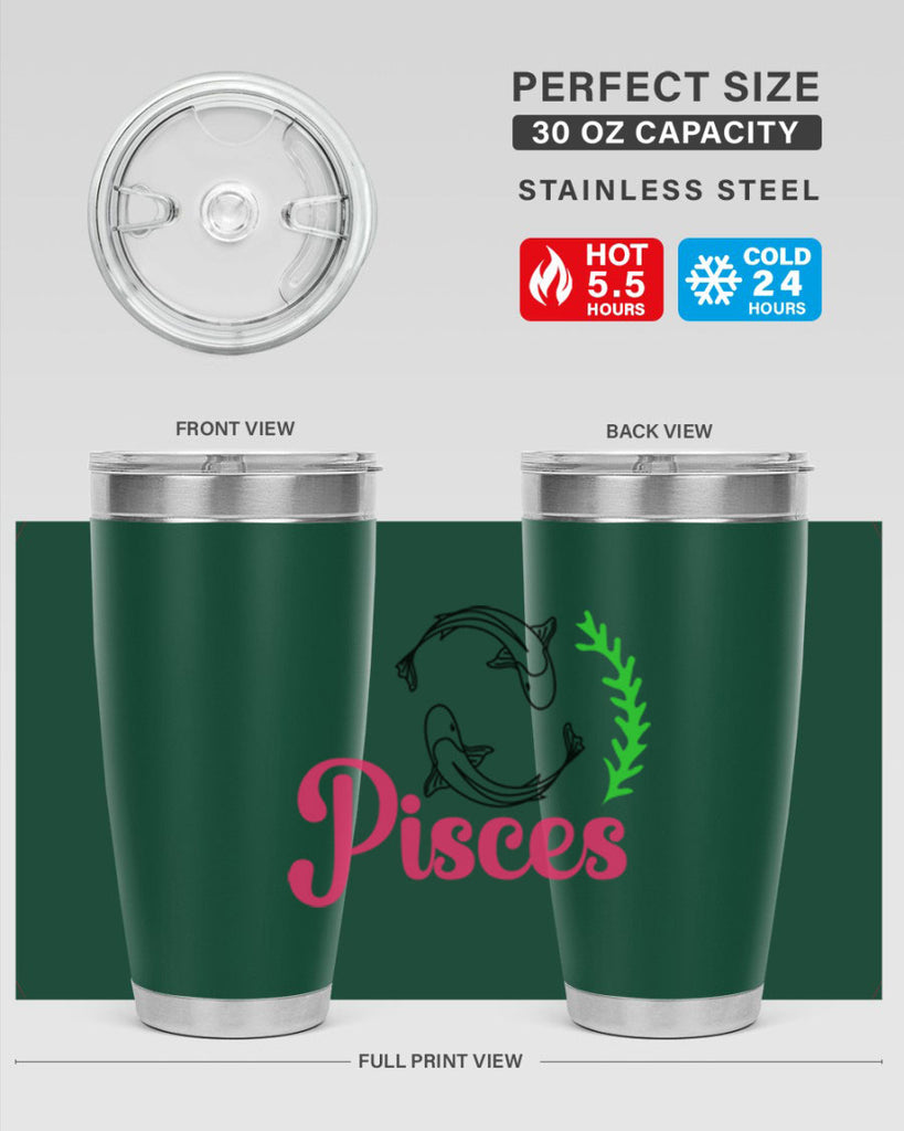 pisces 372#- zodiac- Tumbler