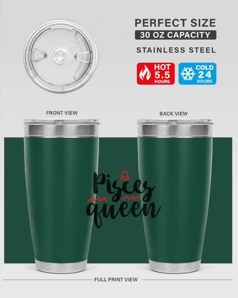 pisces queen 368#- zodiac- Tumbler