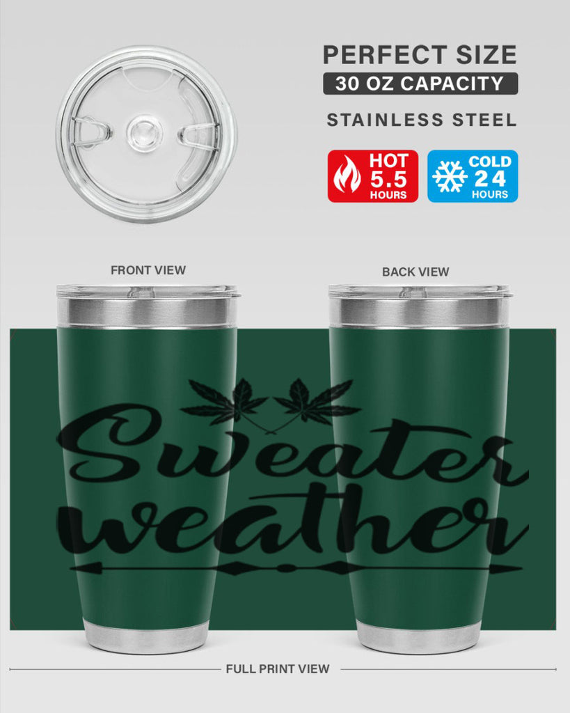 sweater weather 581#- fall- Tumbler