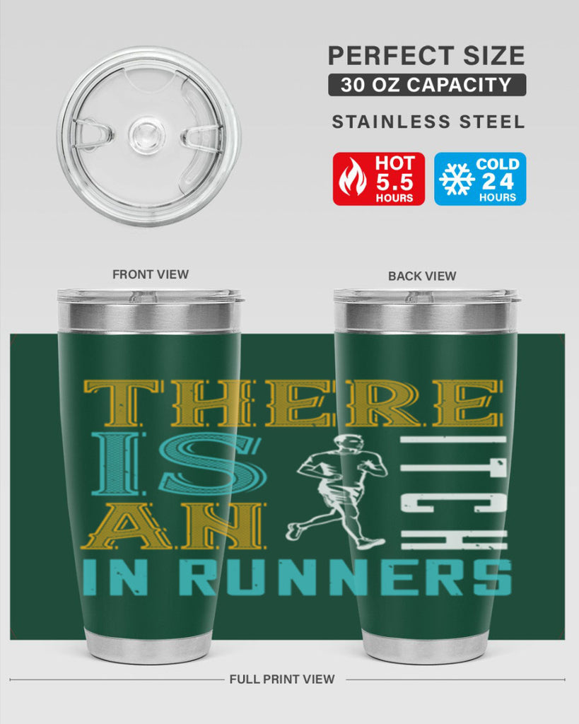 there is an itch in runners 9#- running- Tumbler