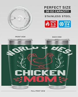 world’s best chicken mom Style 1#- chicken- Tumbler