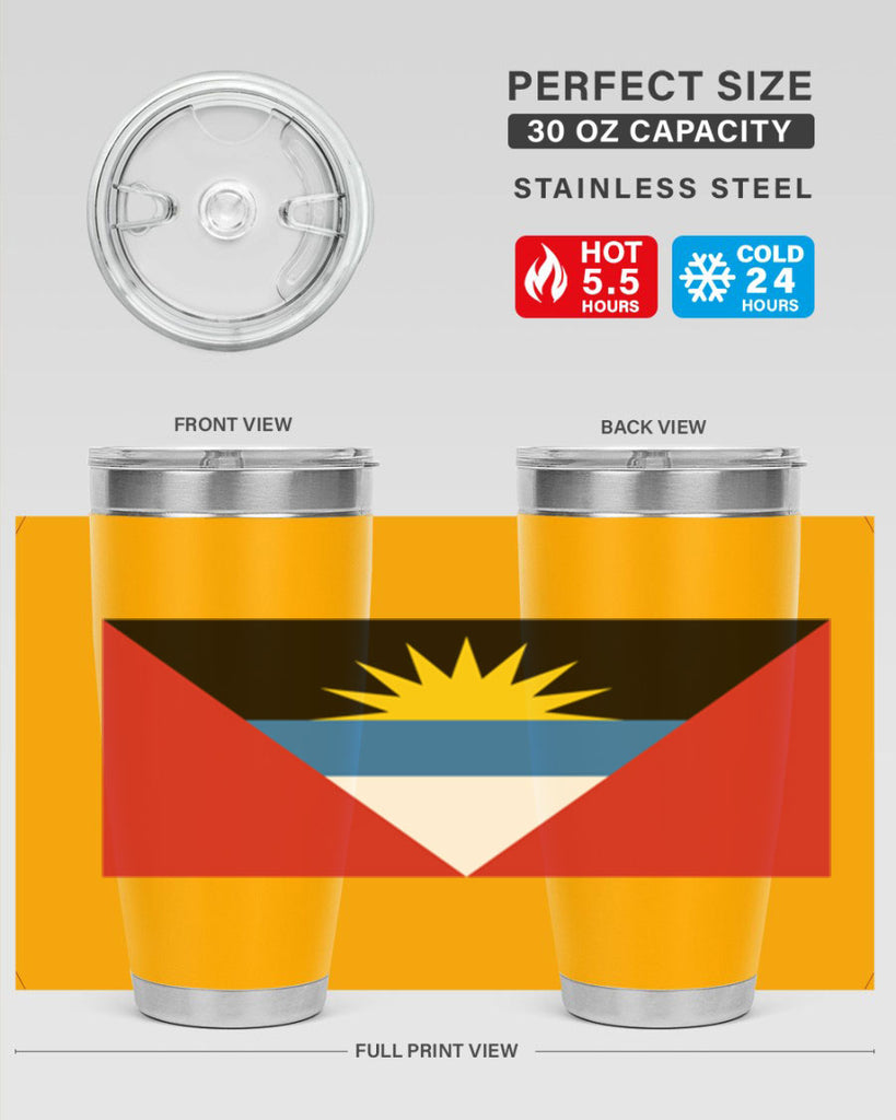 Antigua and Barbuda 192#- world flags- Tumbler