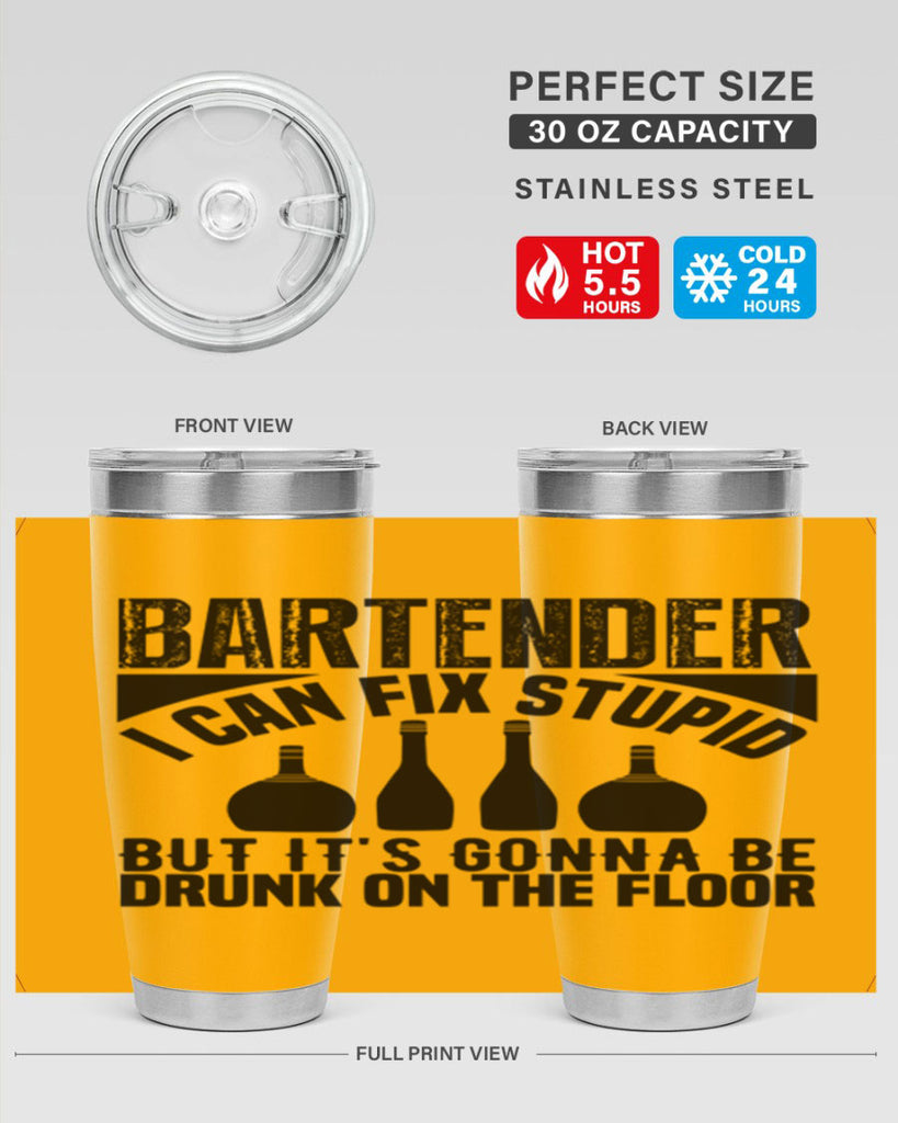 Bartender I can fix Style 9#- bartender- tumbler