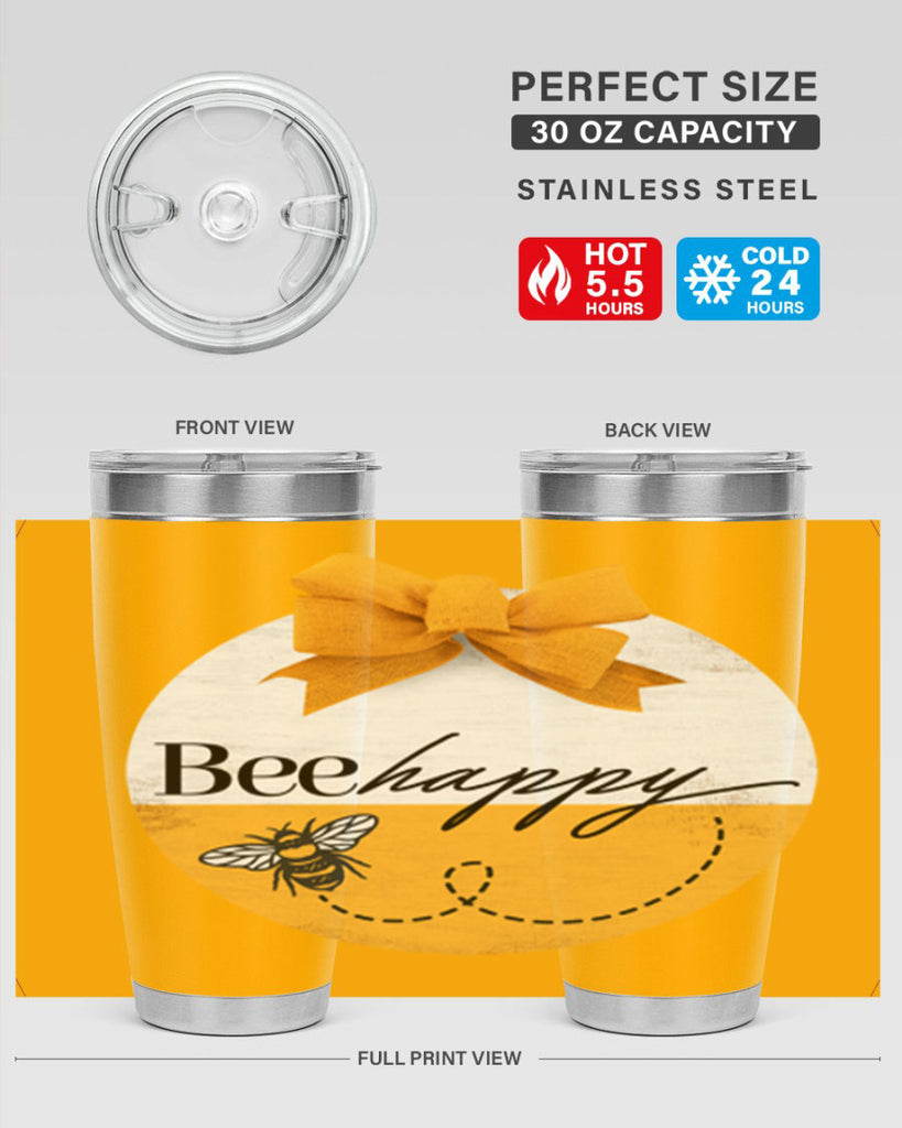 Bee Happy Mockup27#- spring- Tumbler