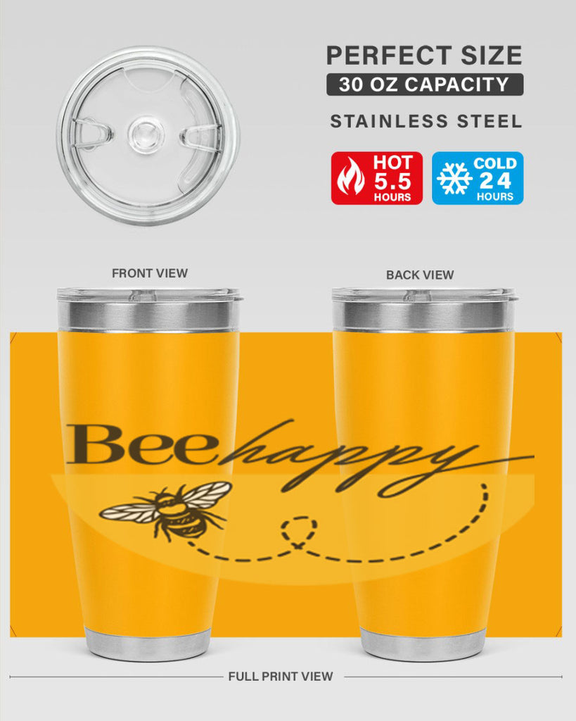 Bee Happy30#- spring- Tumbler