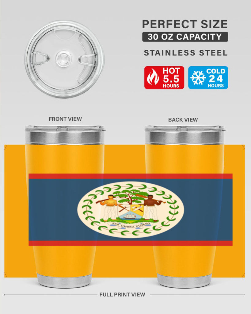 Belize 180#- world flags- Tumbler