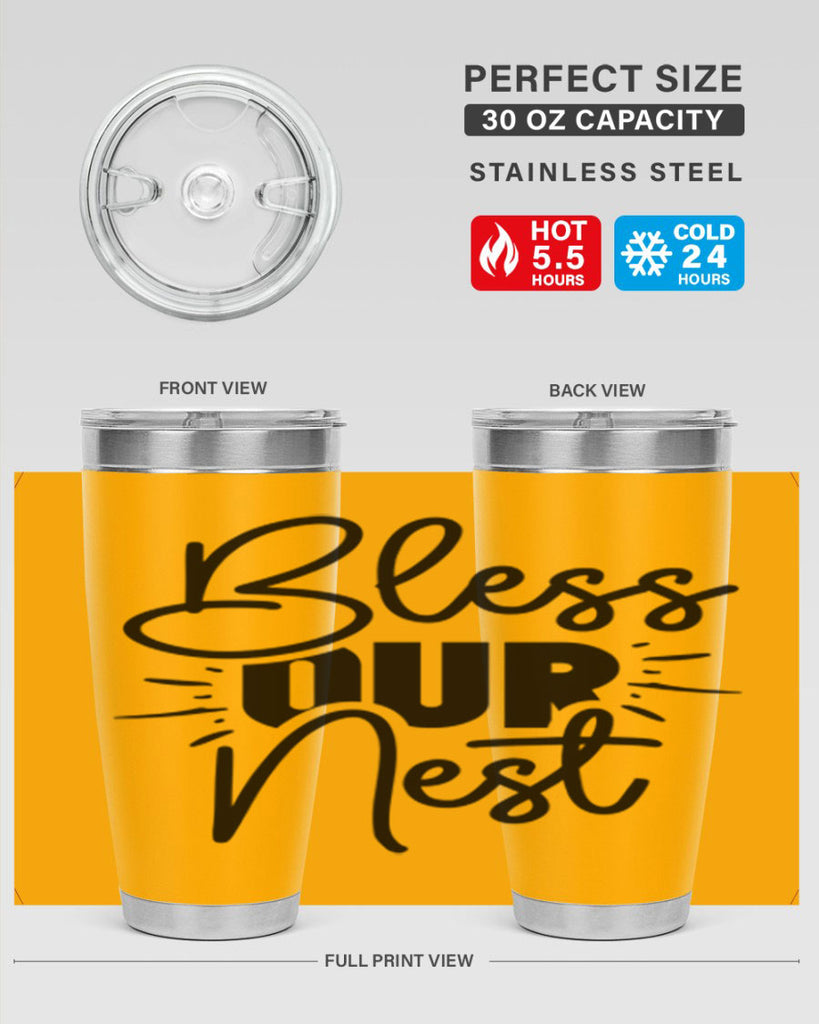 Bless Our Nest 52#- spring- Tumbler