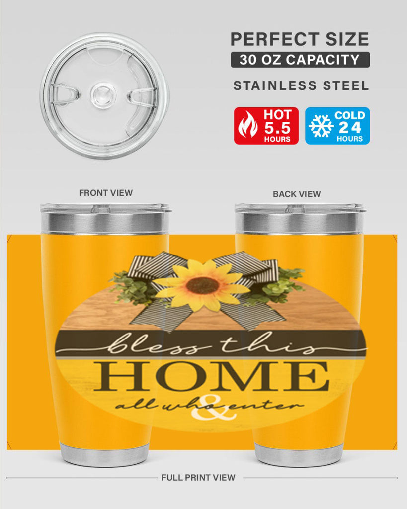 Bless this Home and all Mockup56#- spring- Tumbler