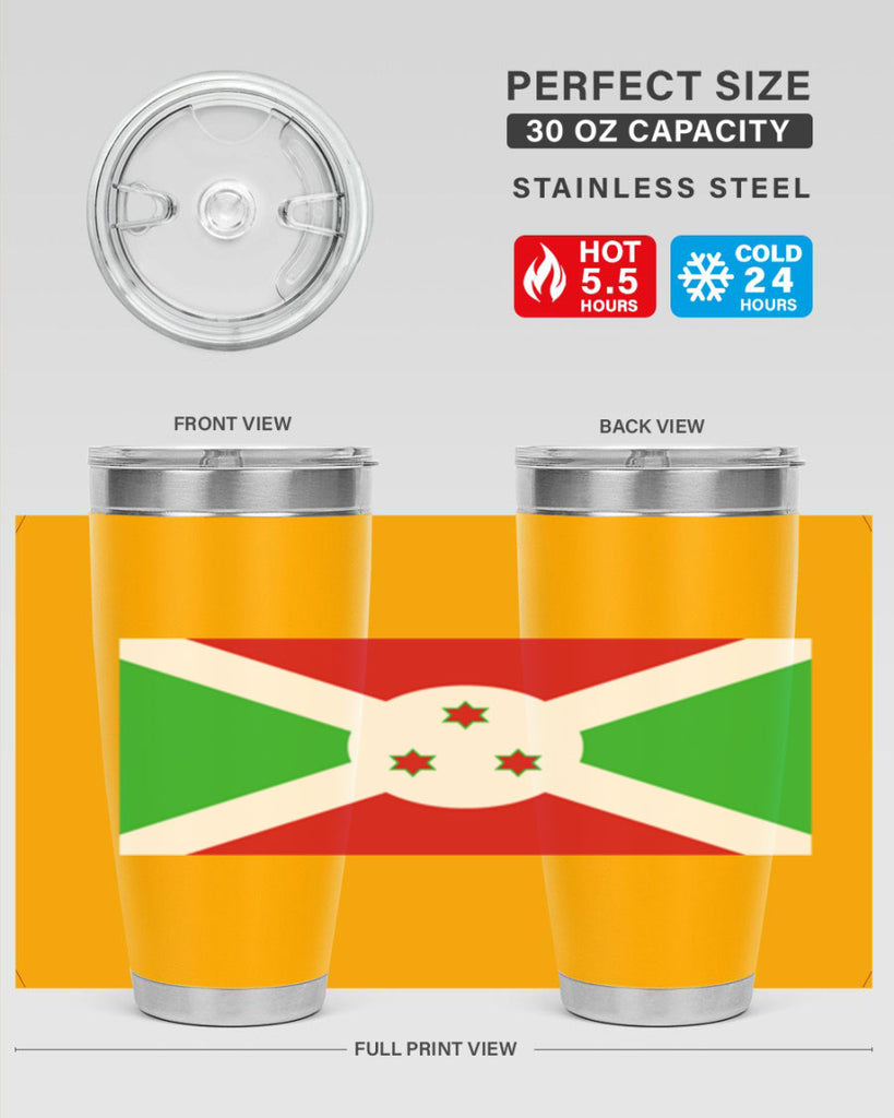 Burundi 170#- world flags- Tumbler