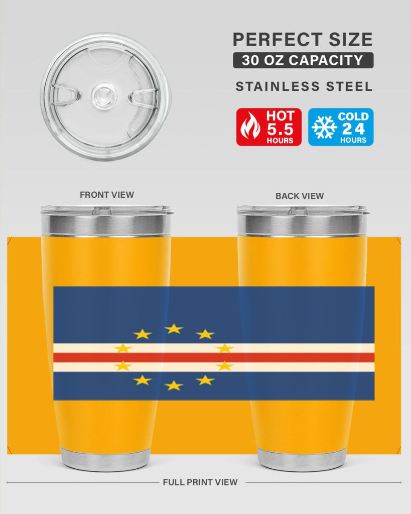 Cabo Verde 169#- world flags- Tumbler