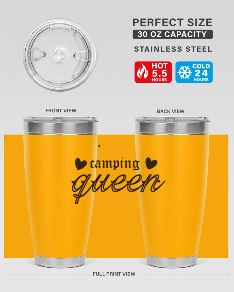 Camping queen 143#- zodiac- Tumbler