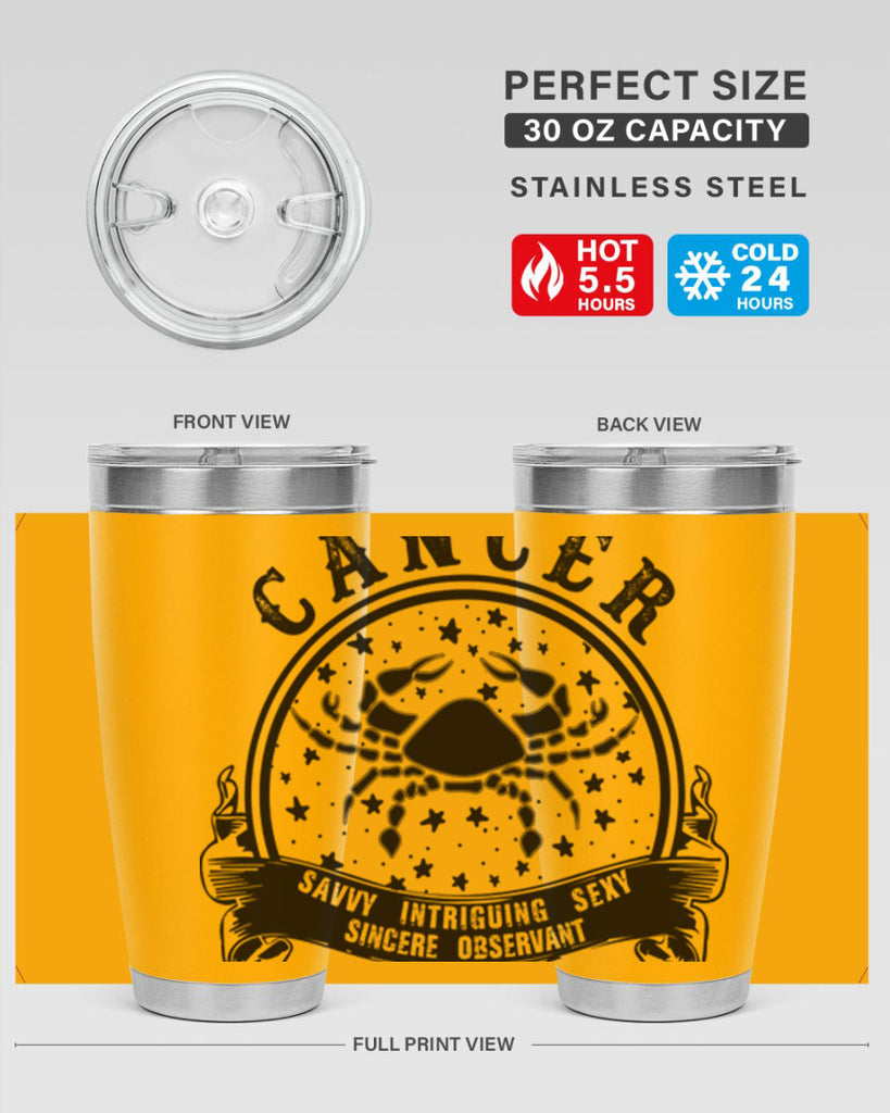 Cancer 13#- zodiac- Tumbler