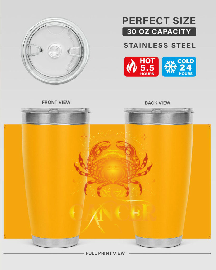 Cancer 163#- zodiac- Tumbler