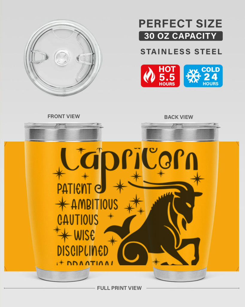 Capricorn 182#- zodiac- Tumbler