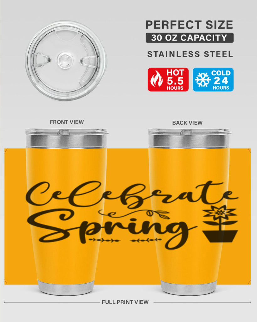Celebrate Spring 101#- spring- Tumbler