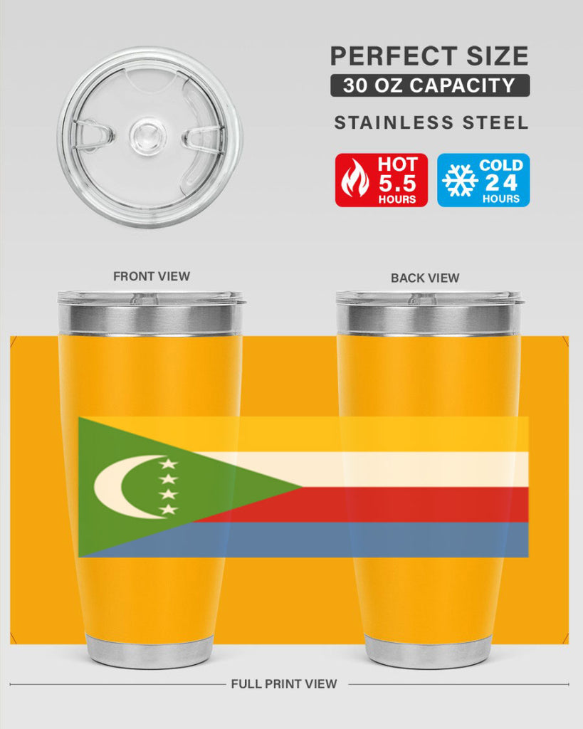 Comoros 160#- world flags- Tumbler