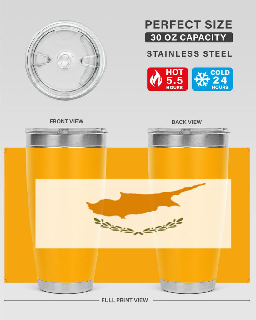 Cyprus 153#- world flags- Tumbler