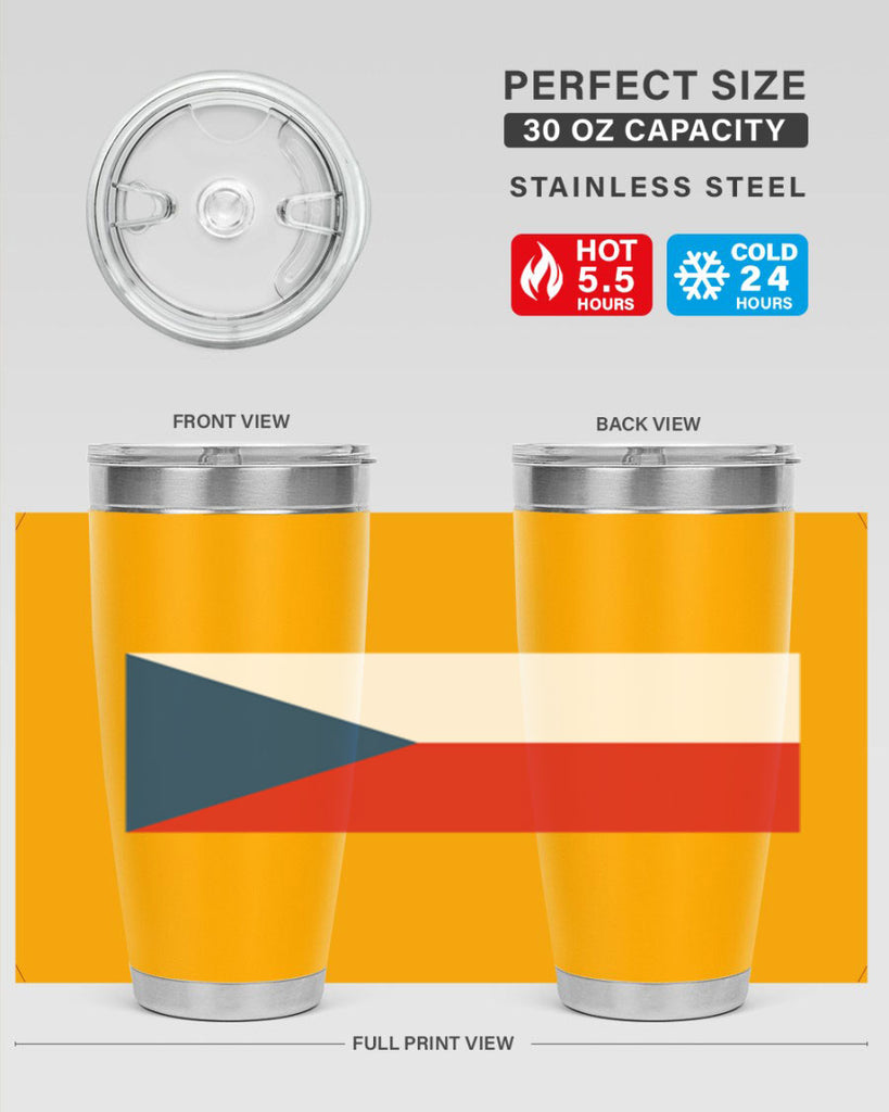 Czechia 152#- world flags- Tumbler