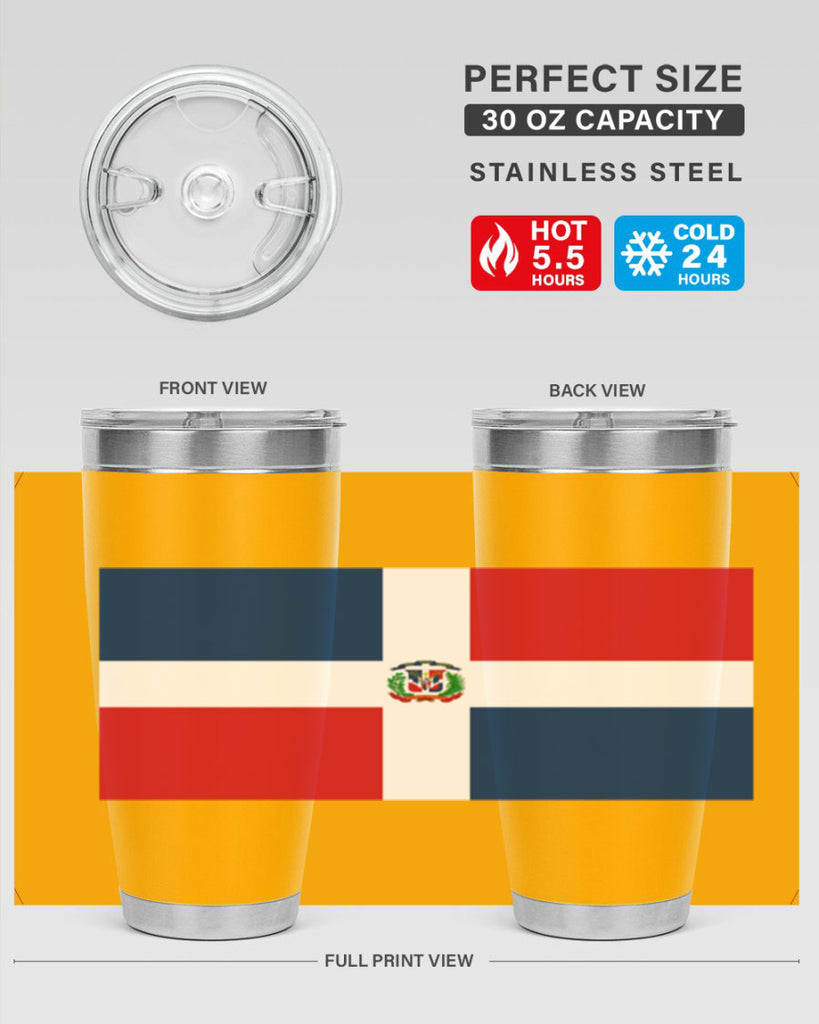 Dominican Republic 148#- world flags- Tumbler