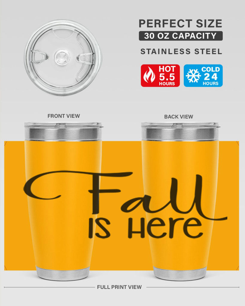 Fall Is Here 109#- fall- Tumbler