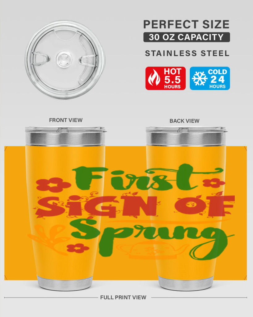 First Sign of Spring 139#- spring- Tumbler