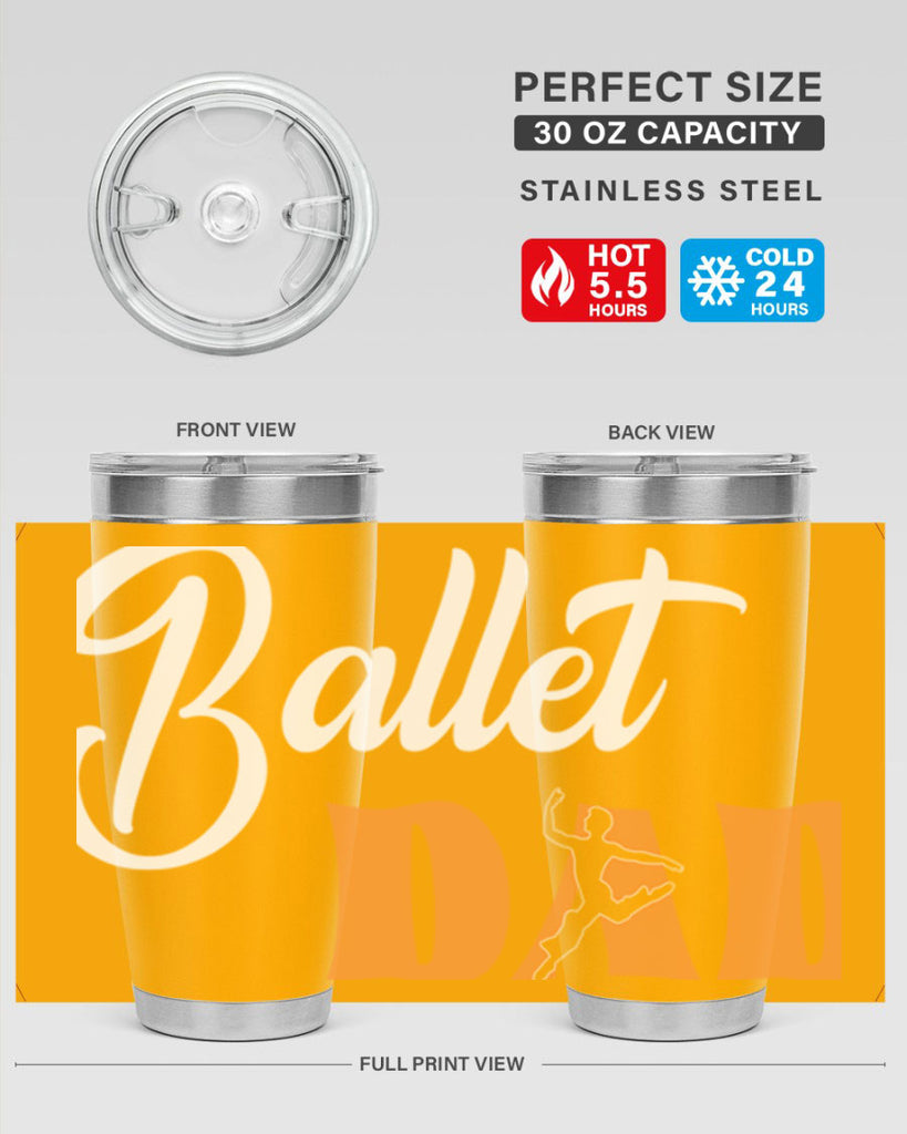 Fitted Dance Dad Ballet SVG Ballet 39#- ballet- Tumbler