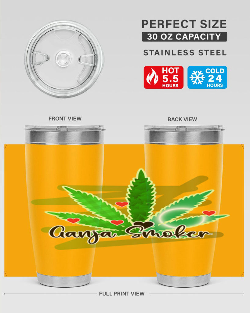 Ganja Smoker 88#- marijuana- Tumbler