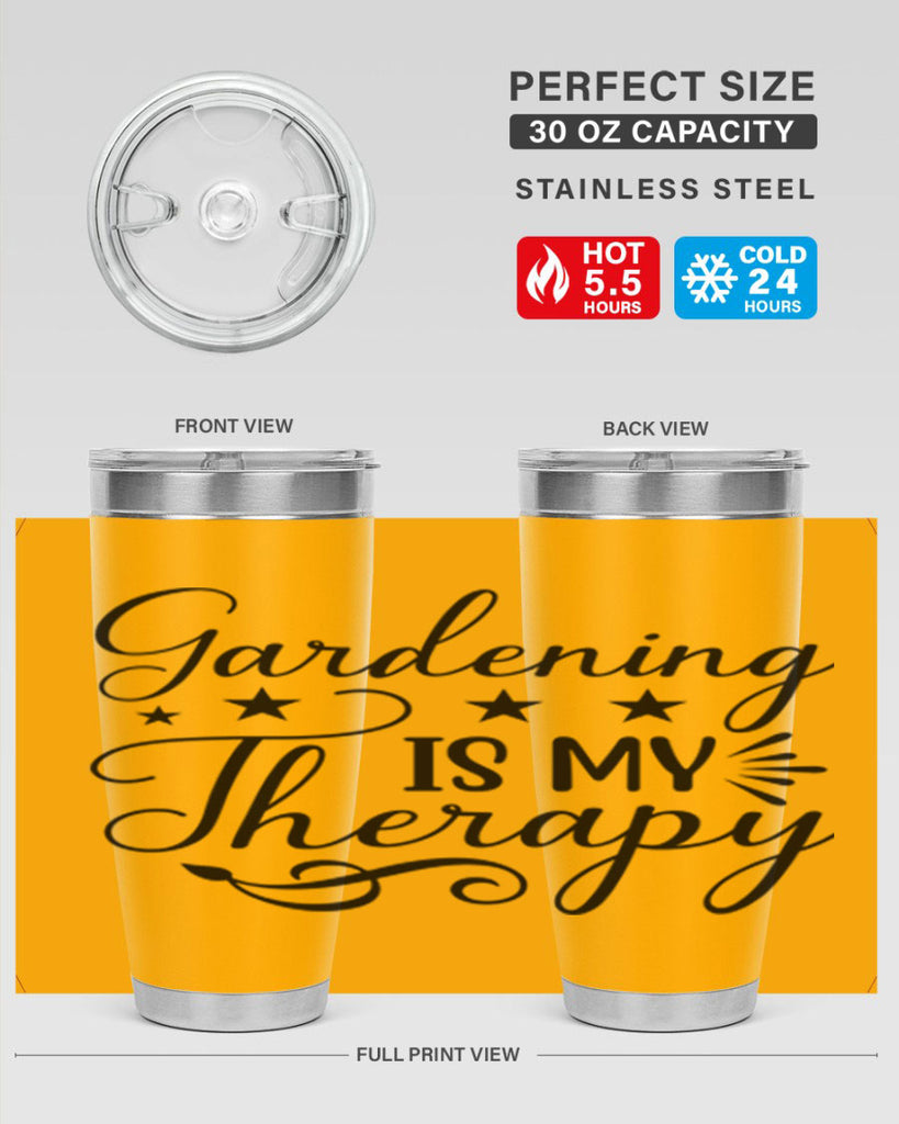 Gardening is My Therapy 145#- spring- Tumbler