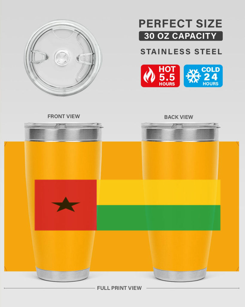 GuineaBissau 128#- world flags- Tumbler