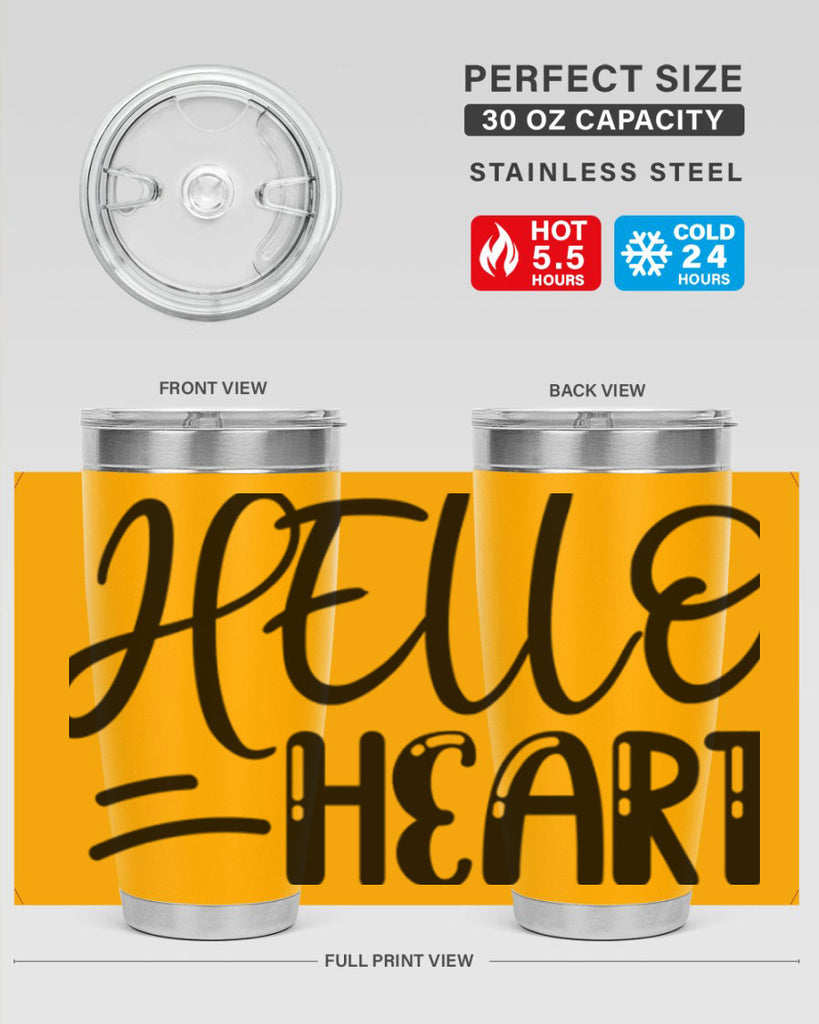 HELLO HEART  220#- spring- Tumbler