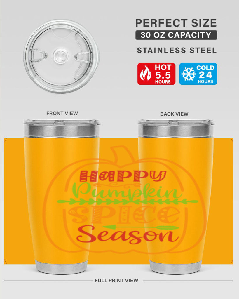 Happy Pumpkin Spice Season 243#- fall- Tumbler