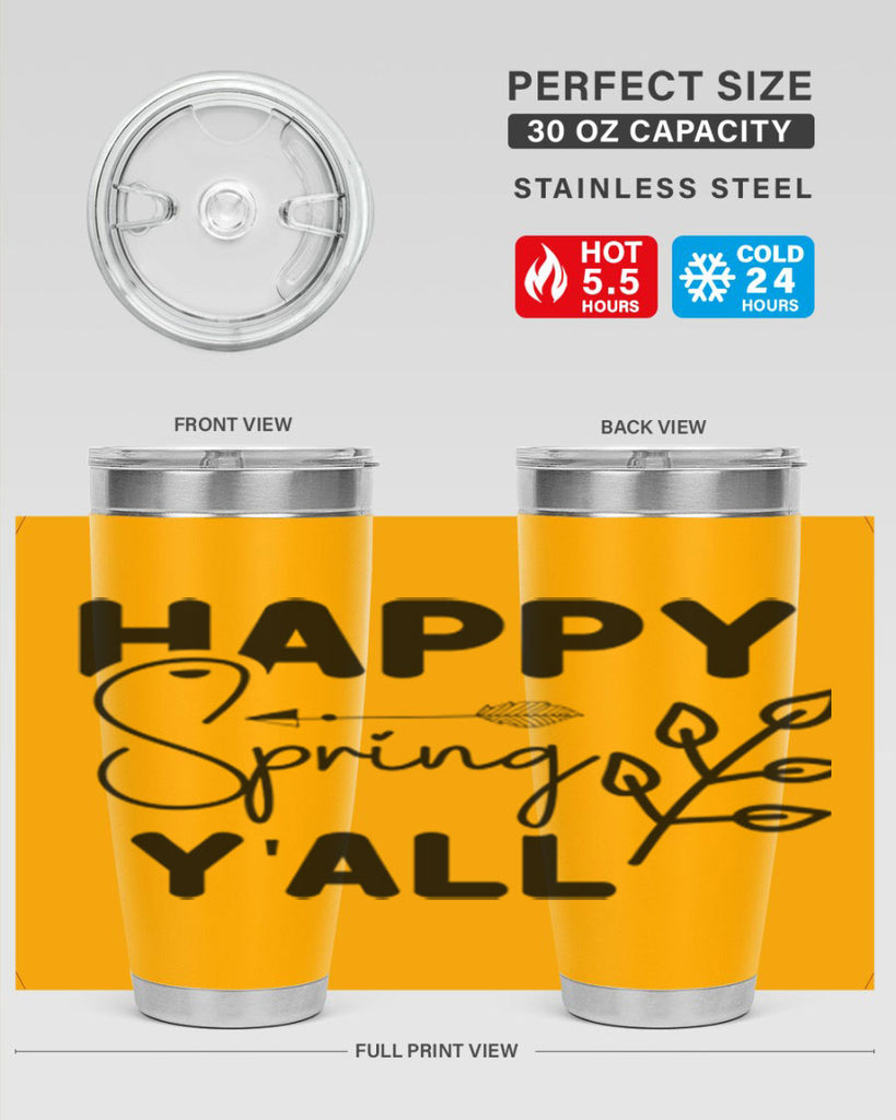 Happy Spring Yall 170#- spring- Tumbler