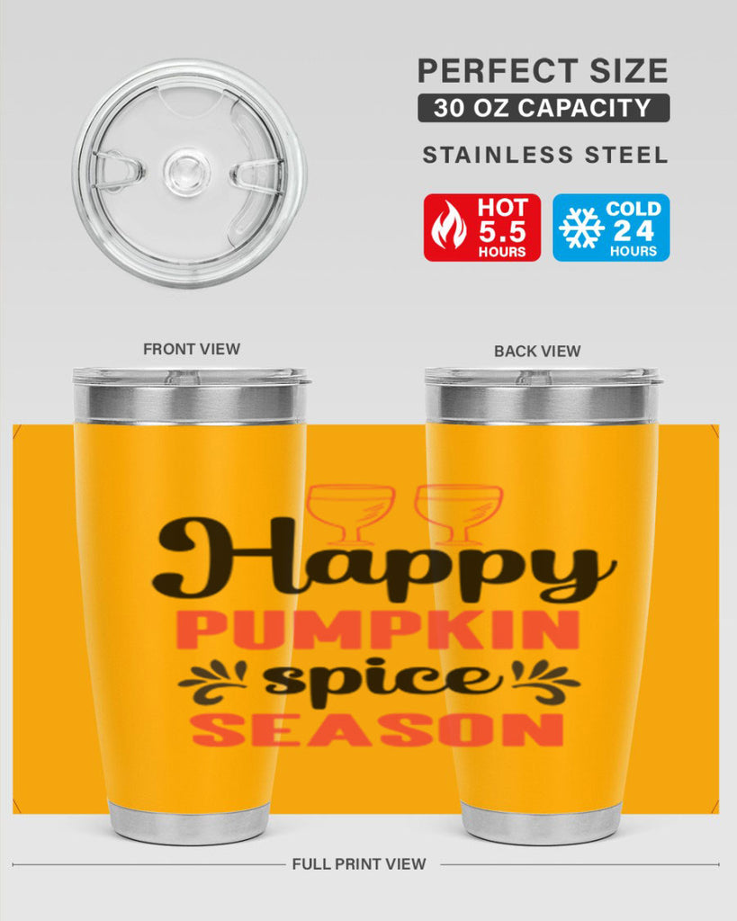 Happy pumpkin spice season 244#- fall- Tumbler
