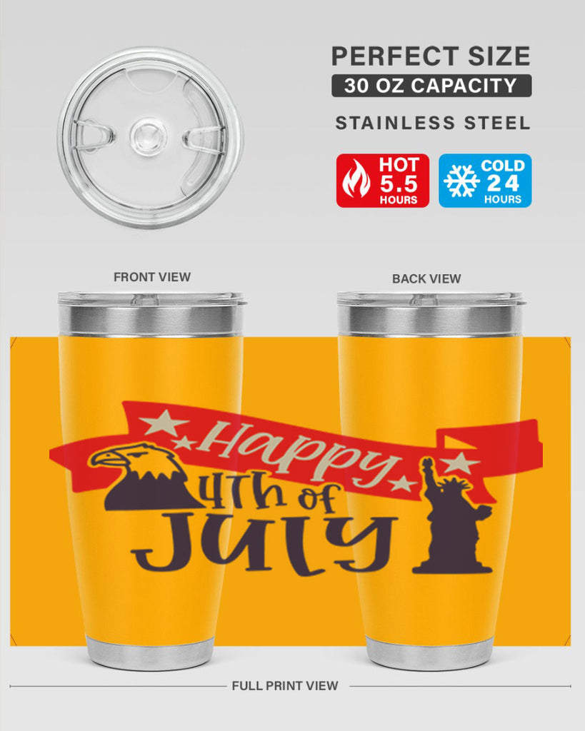 Happy th Of July Style 156#- Fourt Of July- Tumbler