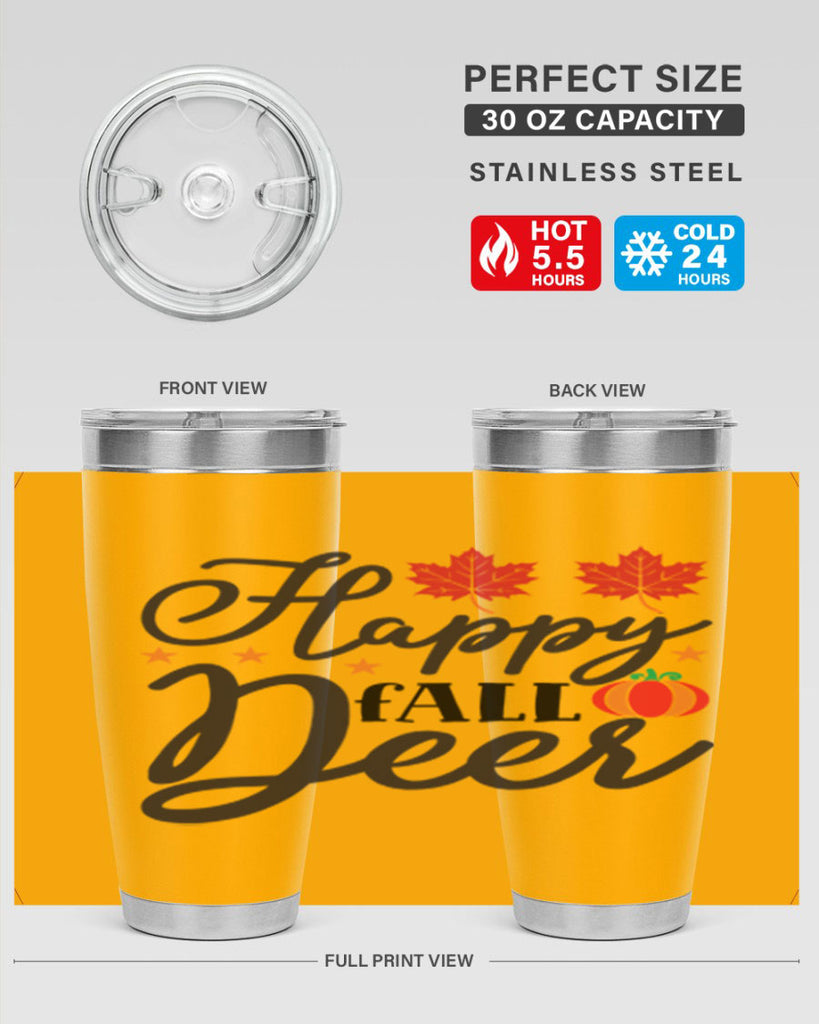 Happyfalldeer 254#- fall- Tumbler