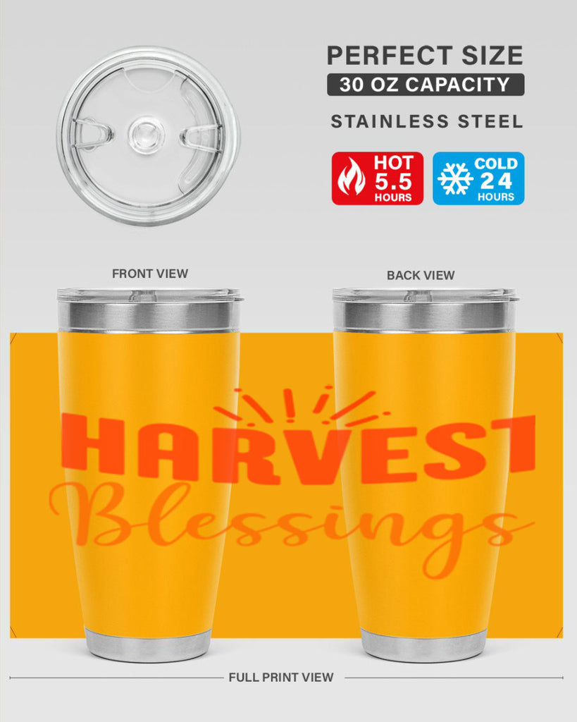 Harvest Blessings Design 264#- fall- Tumbler