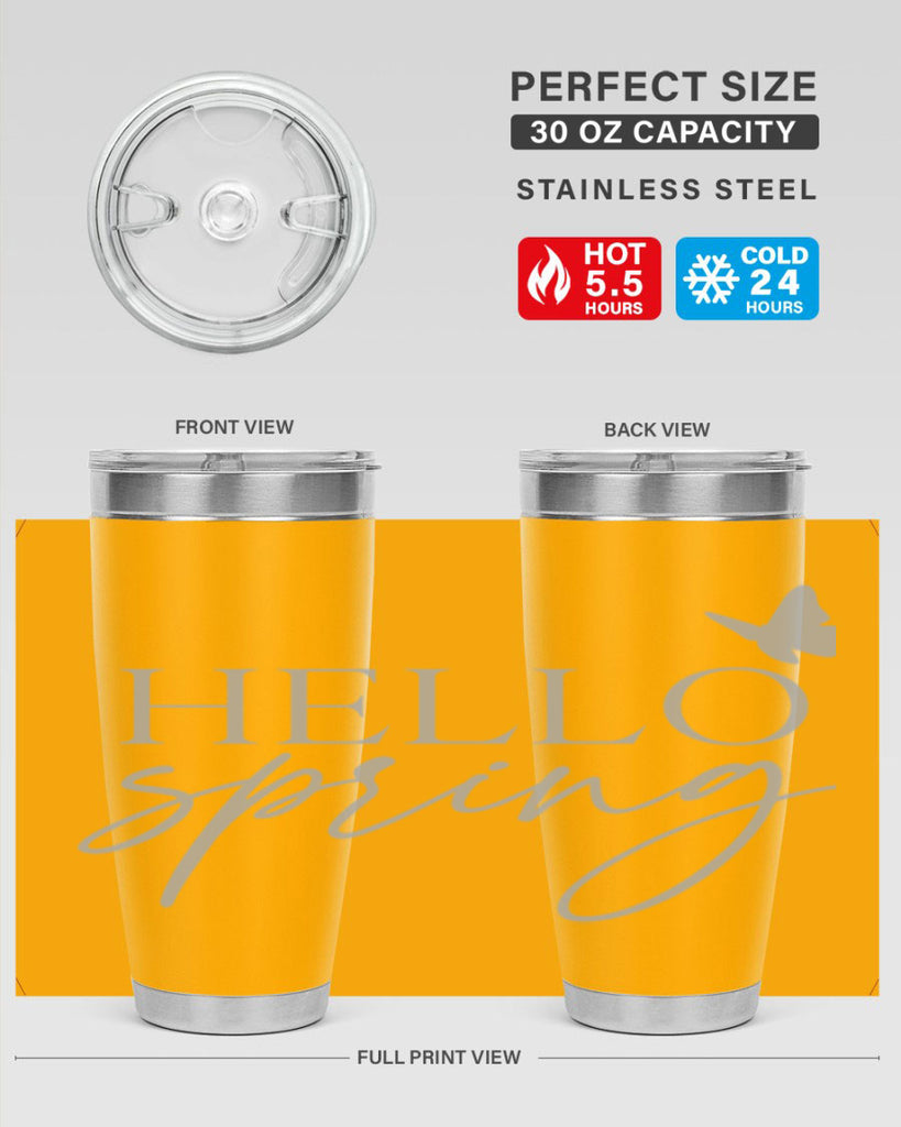 Hello spring butterfly195#- spring- Tumbler