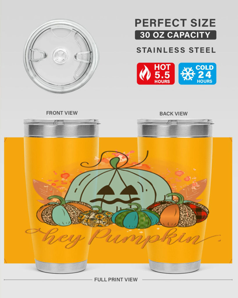 Hey Pumpkin 302#- fall- Tumbler