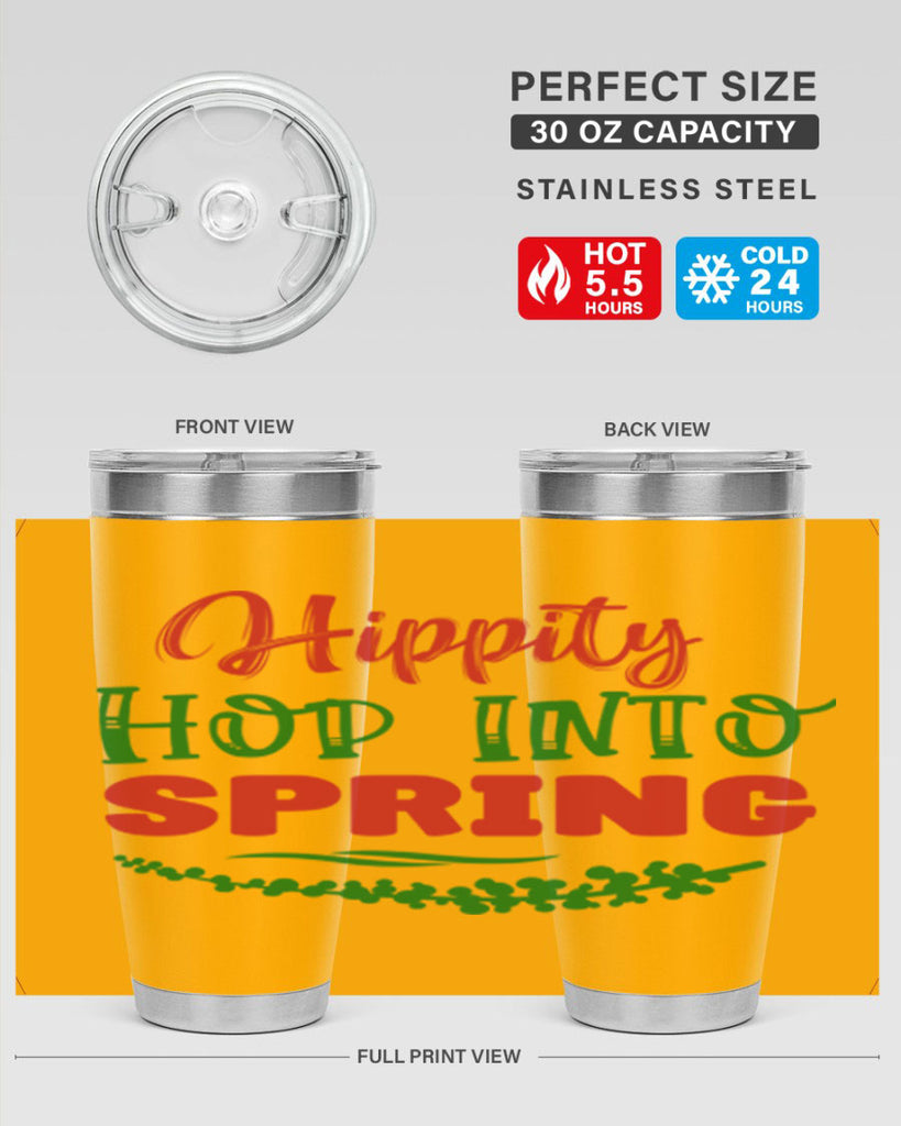 Hippity Hop into Spring 239#- spring- Tumbler