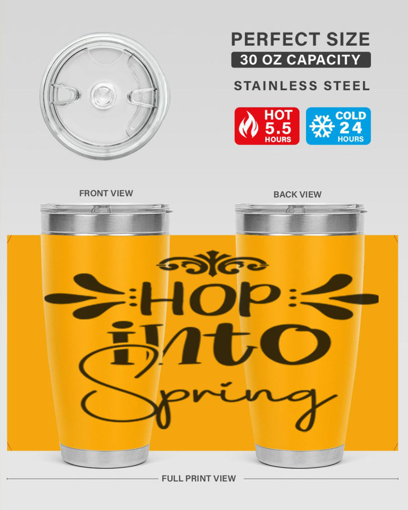 Hop into Spring 247#- spring- Tumbler