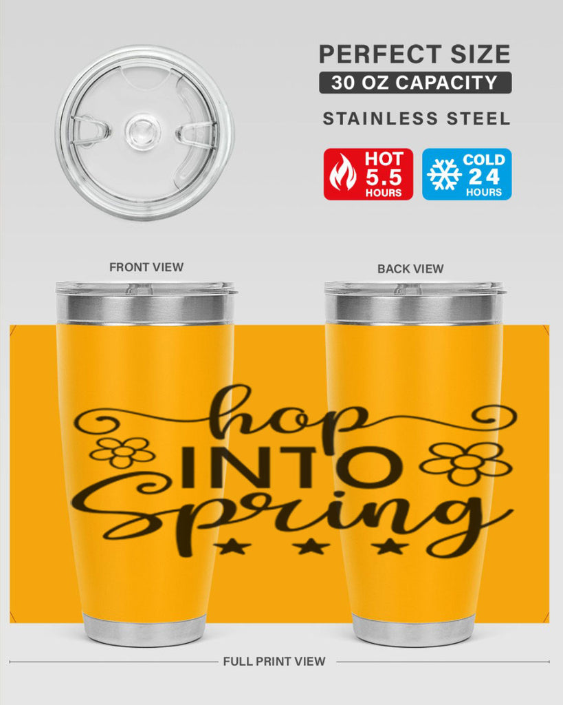 Hop into spring  252#- spring- Tumbler