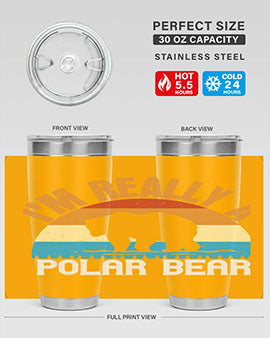 I'm Really A Polar Bear 38#- Bears- Tumbler