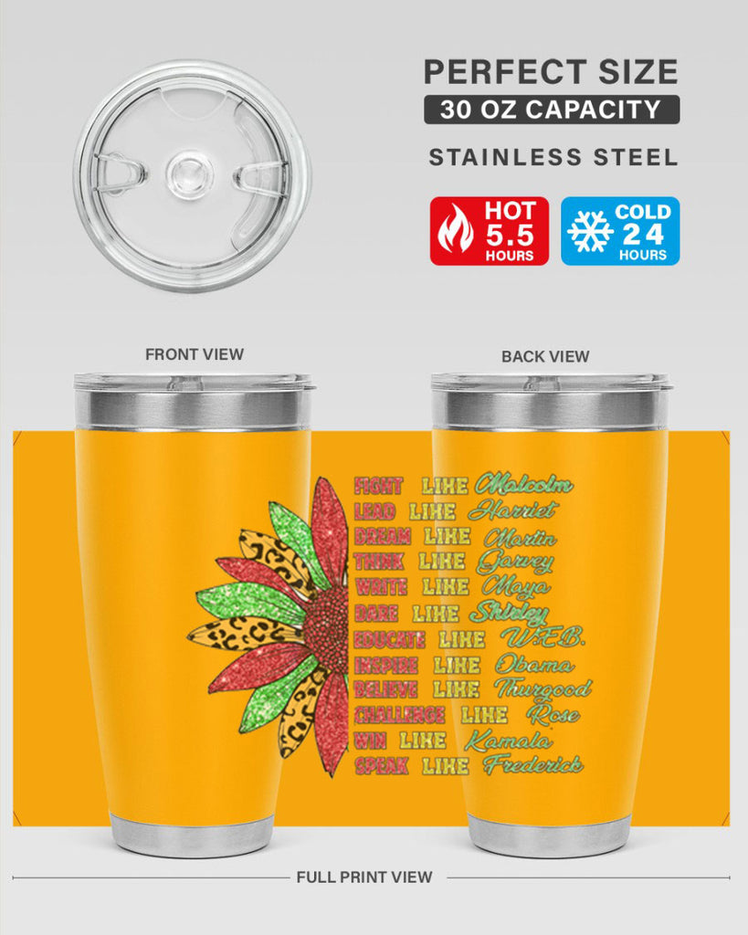 Juneteenth Sunflower Design 17#- Juneteenth- tumbler
