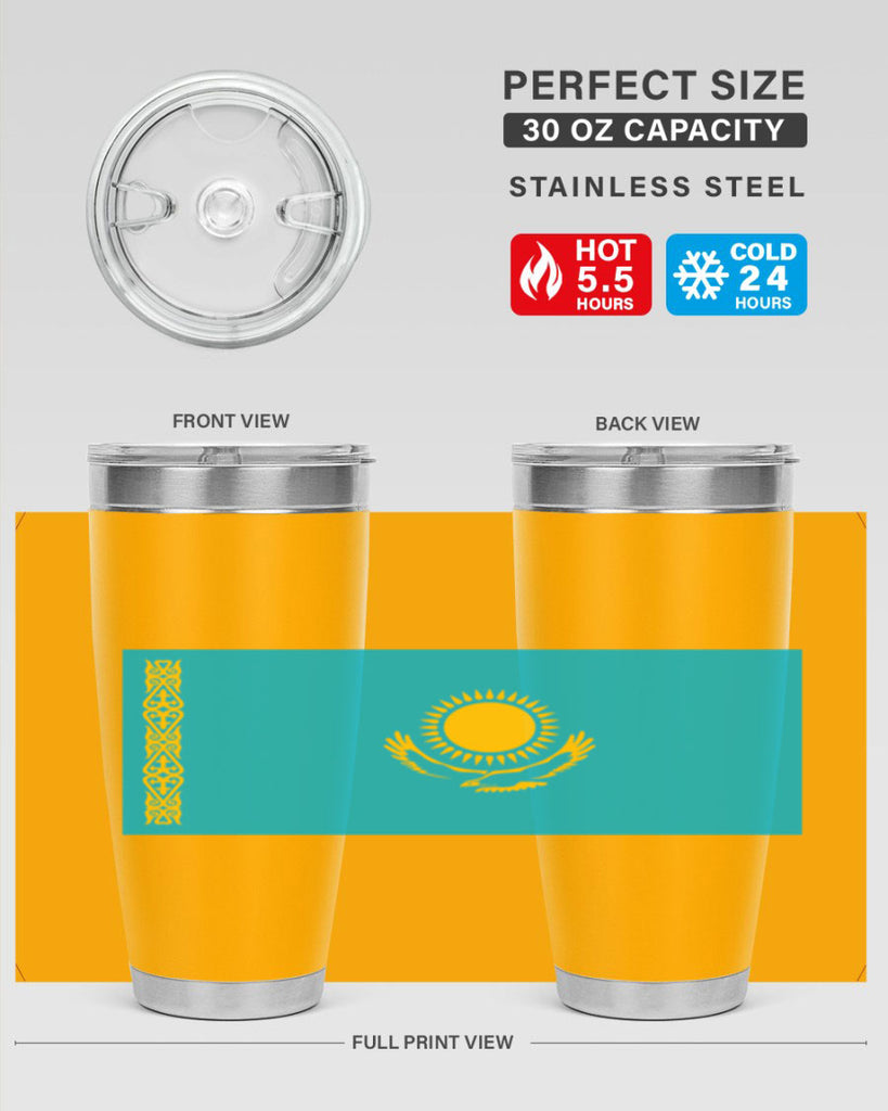 Kazakhstan 111#- world flags- Tumbler