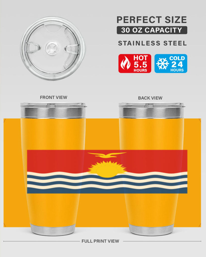 Kiribati 109#- world flags- Tumbler