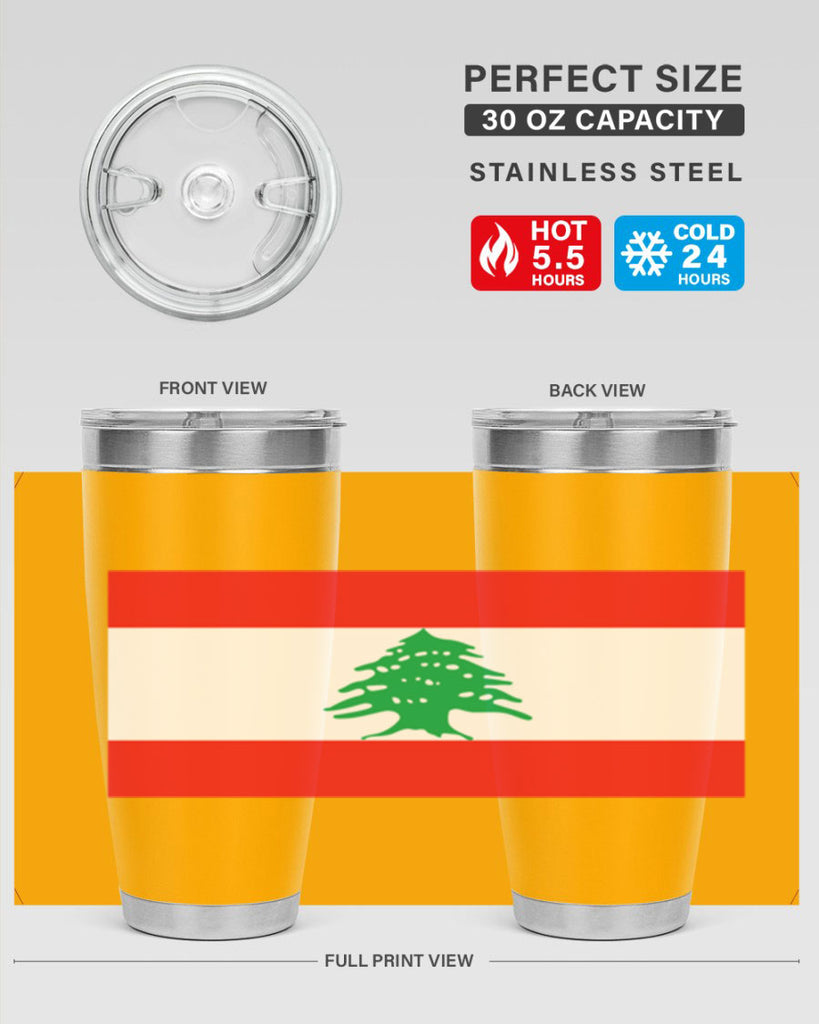 Lebanon 103#- world flags- Tumbler