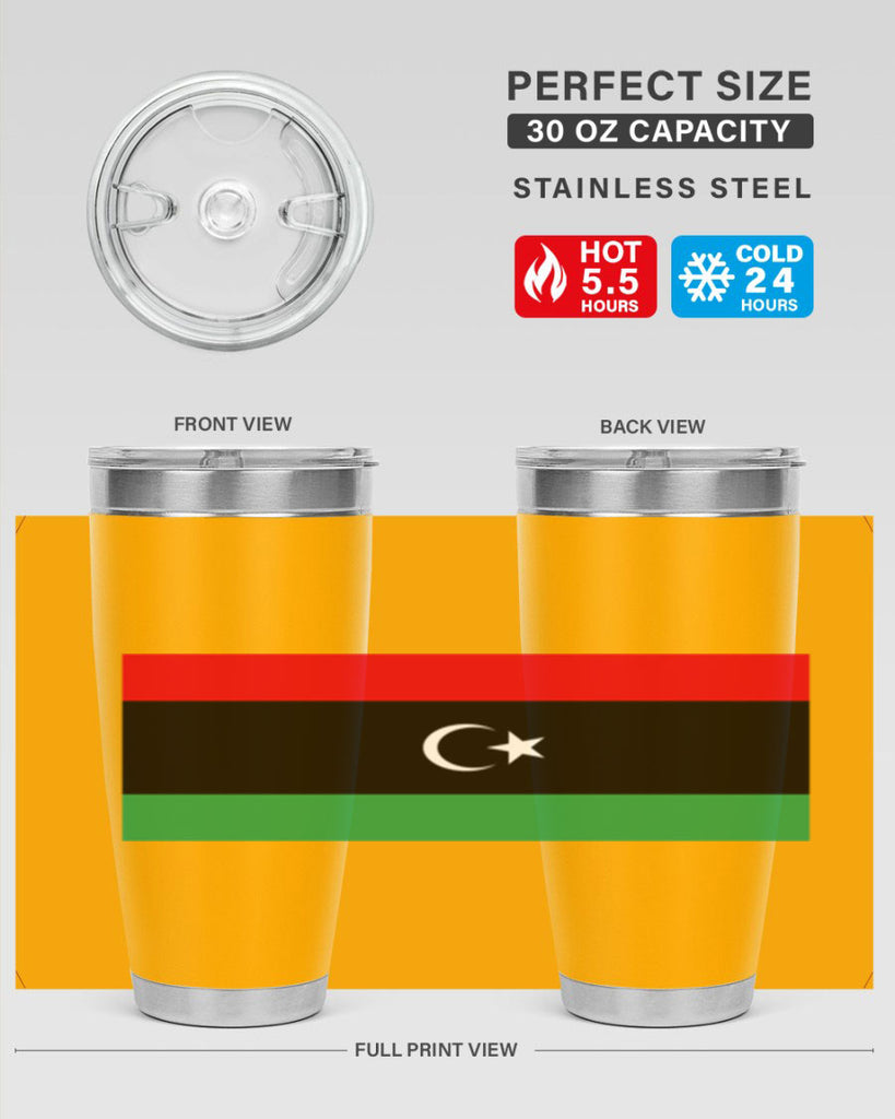 Libya 100#- world flags- Tumbler